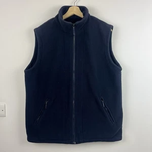 Hoggs Of Fife Gilet Body Warmer Mens Large Blue Fleece Hunting Farmer Outdoor - Picture 1 of 14