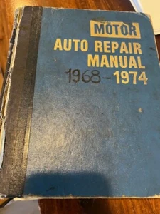 Vintage Motor Auto Repair 1974 Manual - Picture 1 of 2