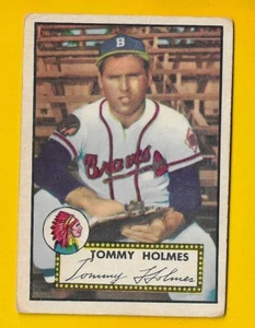 66051 1952 Topps #289 Tommy Holmes SP BRAVES SMALL CREASE BK$100 - Picture 1 of 3