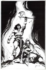 Conan the Barbarian #2 1:10 Roberto de la Torre Sketch Variant Titan 2023 VF/NM