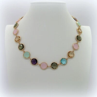 Collana Sovrani cristalli multicolor - Immagine 1 di 2
