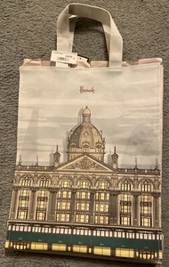Harrods Architectural Building Medium Recycled Cotton Shopper Bag, Brand New - Picture 1 of 2