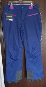 eddie bauer womens ski pants large NWT Weatheredge Purple Snow Wear (J) - Picture 1 of 4