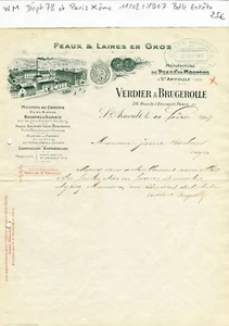 Dépt 78 & Paris X ème - Saint Arnoult - Belle Entête Secteur de la Tannerie 1907 - Picture 1 of 1