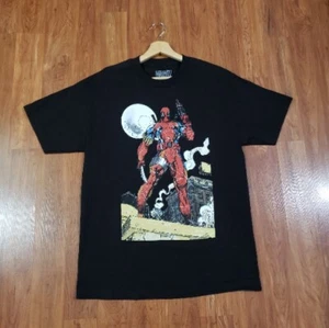 Vintage Marvel Deadpool Mad Motor Shirt Größe Herren Large schneller Versand - Bild 1 von 6