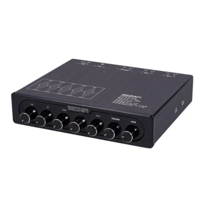 EQ500 HiFi Enthusiasts Level Audio Preamplificatore 5 Segmenti EQ Tuning Audio Mixer - Immagine 1 di 2