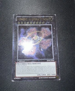 Yu-Gi-oh! Numero 9: Sfera Dyson Ultimate Rare 1 edizione ABYR-IT044 - Foto 1 di 2