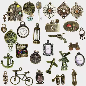 Assorted Rustic Charms for bracelets, necklaces & jewelry making - Picture 1 of 35