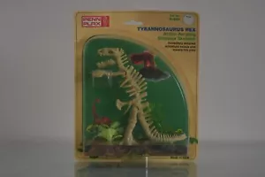 Aquarium Elfenbein Tyrannosaurus Rex Skelett luftbetriebener Dinosaurierschädel & -sockel - Bild 1 von 2