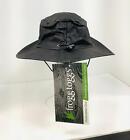 FROGG TOGGS Lightweight & Waterproof Breathable Boonie Hat- Black ,One Size