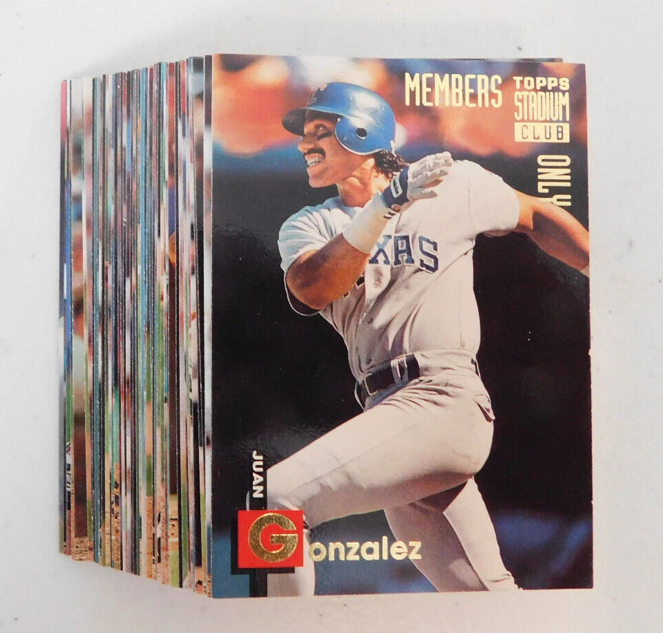 1994 TOPPS STADIUM CLUB MEMBER ONLY BASEBALL YOU PICK YOUR CARD #1-50 (item#E44) - Image 1 of 1