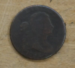 1798 One Cent Piece collectible coin - Picture 1 of 3
