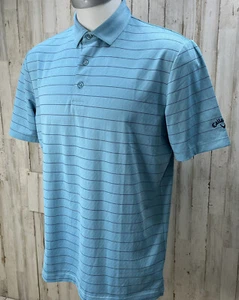 CALLAWAY OPTI-DRI Mens Sz XL Blue Polyester Stretch Casual Golf Polo Solid Shirt - Picture 1 of 8