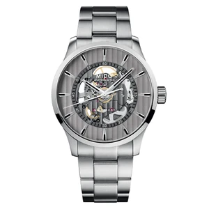 Mido Multifort Skeleton Vertigo Automatic Rhodium 42mm Mens Watch M0384361103100 - Picture 1 of 6