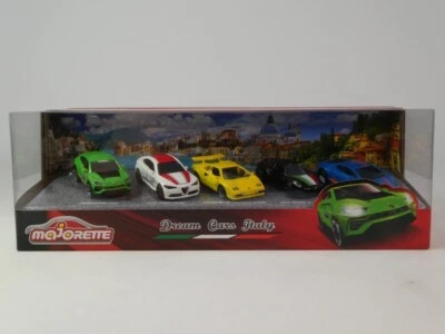 Majorette Set Dream Cars Italy 5 X Alfa Romeo Lamborghini 1/64 212053178 - Image 1 of 2