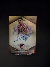 22-23 Topps Atletico Madrid Chrome Set Stefan Savic Autograph On Card /10 Gold