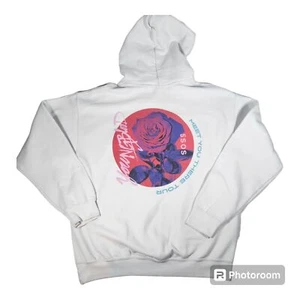 Youngblood Hoodie Meet You There Tour 2018 Want You Back Sleeve Medium White - Picture 1 of 7