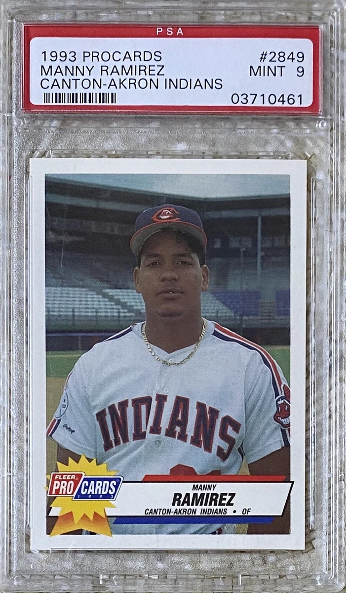 Fleer Manny Ramirez Cleveland Guardians Rookie Baseball Trading