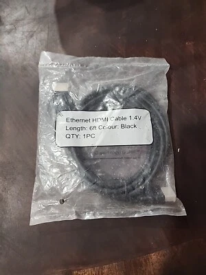 6FT MICRO HDMI to STANDARD HDMI High Speed with Ethernet Cable  - Image 1 of 4