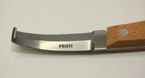 Profi Hufmesser Double Edge scharf Edelstahl mittlere Klinge Pferde Rinder - Bild 1 von 1