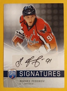 Sergei Fedorov 2008-09 Be a Player automático #S-Sf Washington Capitals casi nuevo-como nuevo A2 - Imagen 1 de 2