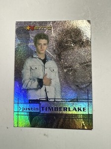 Justin Timberlake 2000 Topps NSYNC Rainbow Prism Rookie Card #6 RC A Good Cause