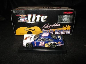 Action #2 Rusty Wallace Miller Lite / Elvis Presley 1998 Ford 1/64 - Foto 1 di 10