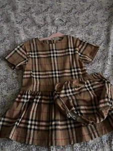 burberry dress (kids) multicolored, size 18months only worn once in excellent co - Picture 1 of 2