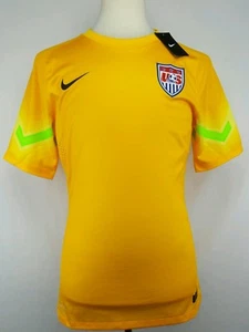 NWT Nike2014-2015Team USA Authentic Goalkeeper Player Issue Soccer Jersey Size M - Picture 1 of 12