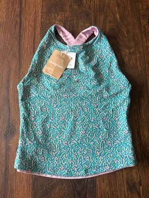 NUEVA Camiseta sin Mangas Patagonia Para Mujer Reversible Milkweed Malva TALLA XS Foto 1 de 2