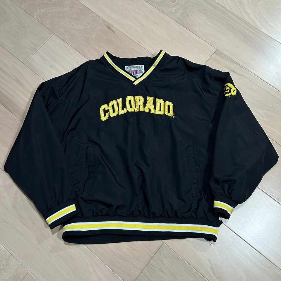Vintage University Of Colorado Pullover V-Neck Long Sleeve Men’s XL - Image 1 of 4