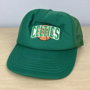 Vintage Boston Celtics NBA grün Mesh Snapback Schaumstoff Truckermütze offiziell - Bild 1 von 15