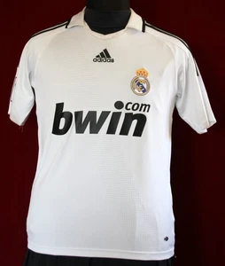 Original Trikot Real Madrid 08/09 HOME "bwin"  Größe 164 - Bild 1 von 3