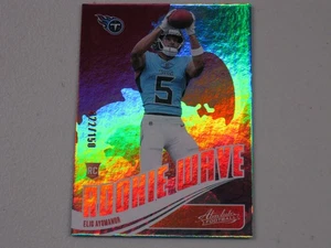 2025 Panini Absolute Rookie Wave Spectrum Red #EAR Elic Ayomanor 022/150 RC - Picture 1 of 2