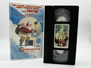 Christmas Evil VHS 1983 Reprint/fan Made Artwork OOP See Details - Picture 1 of 7