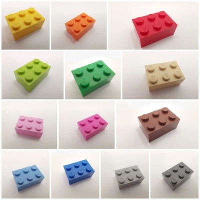 Lego® 50x 2x3 3002 13 Farben zur Auswahl pink rot gelb blau grün grau rosa Neu - Bild 1 von 4