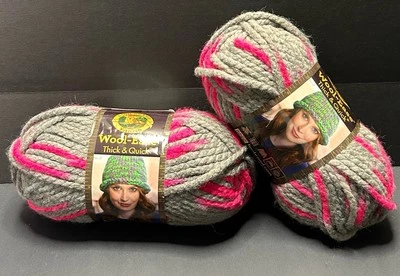 Lion Brand Wool Ease Thick And Quick  2 Skeins  Color #509 Flamingo - Image 1 of 4