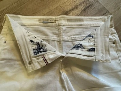Shorts Pilcro & The Letterpress 32 branco Anthropologie excelente estado! - Imagem 1 de 4
