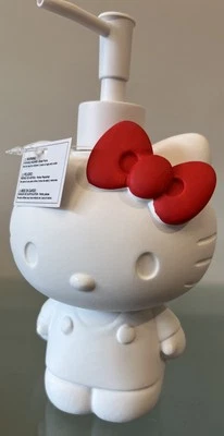 Dispensador de jabón/loción Hello Kitty blanco con arco rojo baño cocina decoración ENVÍO GRATUITO Foto 1 de 4