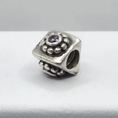 Original Pandora Dreieck Blüte Lila 790170ACZ #142 - Bild 1 von 2