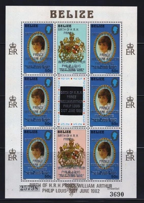 Belize 631-633 MNH Princess of Wales Portraits Royalty ZAYIX 061122SM77 - Image 1 of 3