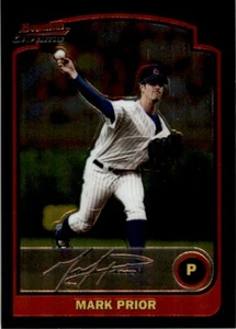 2003 BOWMAN CHROME - #32 MARK PRIOR CHICAGO CUBS - Picture 1 of 2