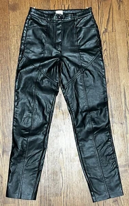 Women’s ARITZIA x Wilfred The Melina High Waist Vegan Faux Leather Pant 6 Black - Picture 1 of 10