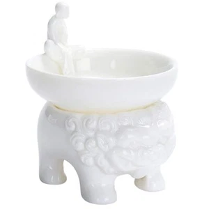 10.3cm Porcelain Pixiu Filter Creative Tea Strainer Ceramic Tea Set Tea Ceremony - Picture 1 of 6
