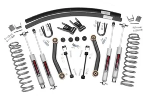 Rough Country 4.5" Suspension Lift Kit Rear AAL for Jeep Cheroke XJ  84-01 623N2