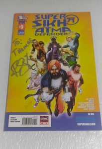 RARO CÓMIC SUPER SIKH #0 FIRMADO POR RAVI SINGH, EDICIÓN LIMITADA - Imagen 1 de 7