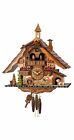Cuckoo Clock Black forest house with music, moving seesaw and m.. EN 4815 MT NEW