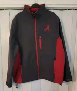 Colosseum Alabama Jacket Men’s M Full Zip Softshell Fleece Lined Crimson Tide - Picture 1 of 8