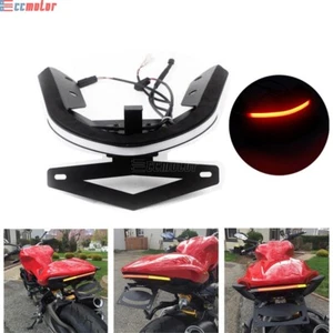 Kit eliminador de guardabarros LED luz de giro de freno para Ducati Monster 821 1200/S 2014-17 - Imagen 1 de 12