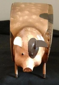 Contenedor de metal Ranger Gift Truly Odd Pig sin usar, en caja retirado NOS 4443-1 - Imagen 1 de 5